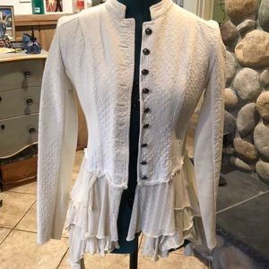 White Free People Coat